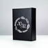 Black Leather Timeless Custom Photo Box for 4"x6" Photos
