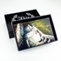 Black Leather Timeless Custom Photo Box for 4"x6" Photos
