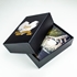 Black Leather Timeless Custom Photo Box for 5"x7" Photos
