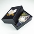 Black Leather Timeless Custom Photo Box for 5"x7" Photos
