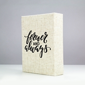 
Linen Timeless Custom Photo Box for 5"x7" Photos