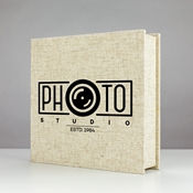 
Linen Bespoke Custom Video and Photo Box for 4"x6" Photos