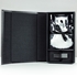 Black Leather Infinity Custom Photo and USB Box for 4"x6" Photos
