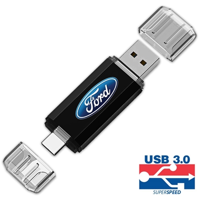 Mobile Vault Dual USB + USB-C Drive

