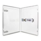 
USDM Flash Pac® USB Flash Drive Case Super Clear w/Logo